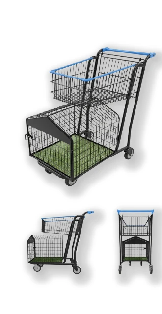Outras vistas de Carro PET 65L, conforme catálogo