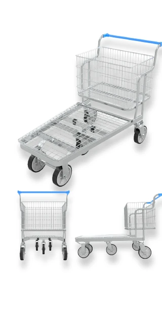 Outras vistas de Carro Prancha 5ª Roda 500Kg, conforme catálogo
