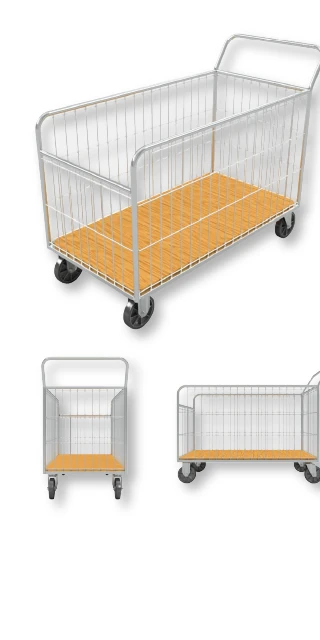 Outras vistas de Abastecedor 260L e 430L, conforme catálogo