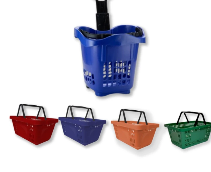 Outras vistas de Cesto de Mão Plástica 16L e com Rodas 30L, conforme catálogo
